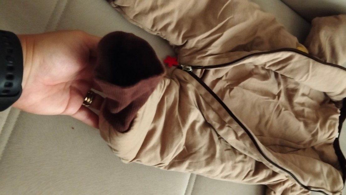 Fermuarlı Kahverengi Bebek Tulumu - Görsel 5