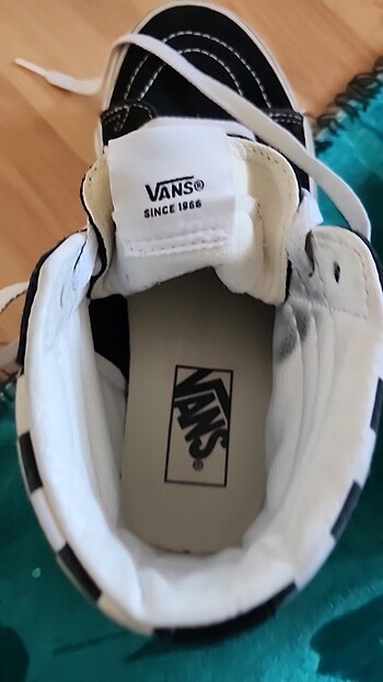 Vans Vans damalı bot