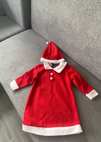 Kırmızı Kapüşonlu Kız Çocuk Elbisesi