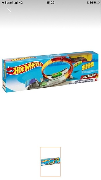  Beden Renk Hot Wheels Akrobasi Atlayış Yarış Seti