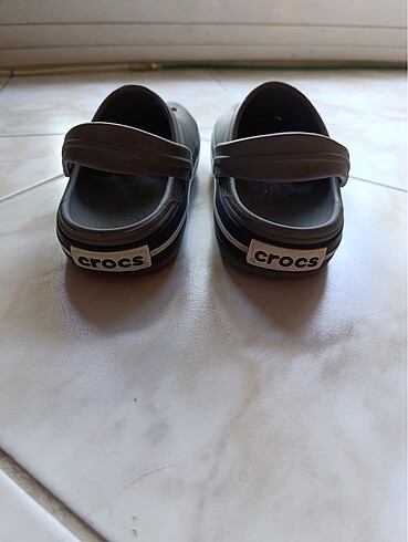 32 Beden gri Renk Tertemiz Orjinal Crocs Terlik