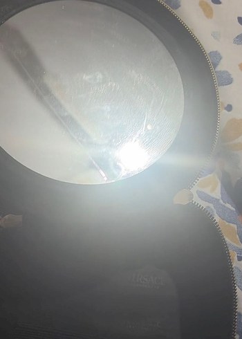 Versace Siyah Deri Kadın Makyaj Çantası - Görsel 5