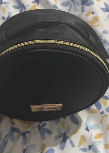 Versace Siyah Deri Kadın Makyaj Çantası - Görsel 3