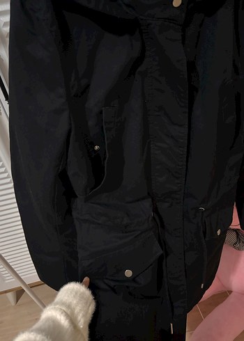 HM Siyah Düğmeli mont - Görsel 4