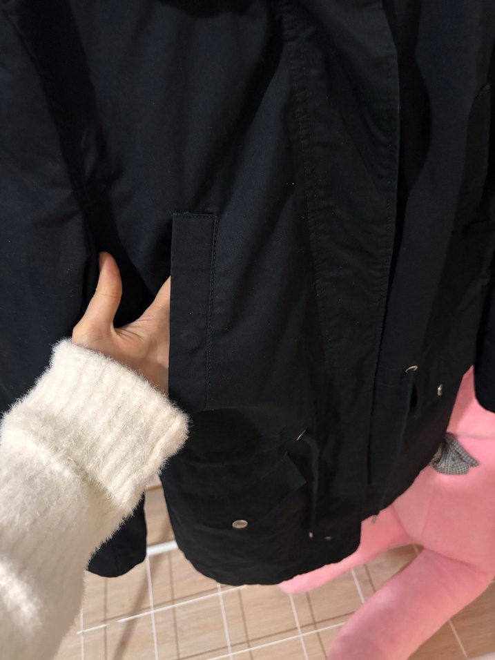 HM Siyah Düğmeli mont - Görsel 3