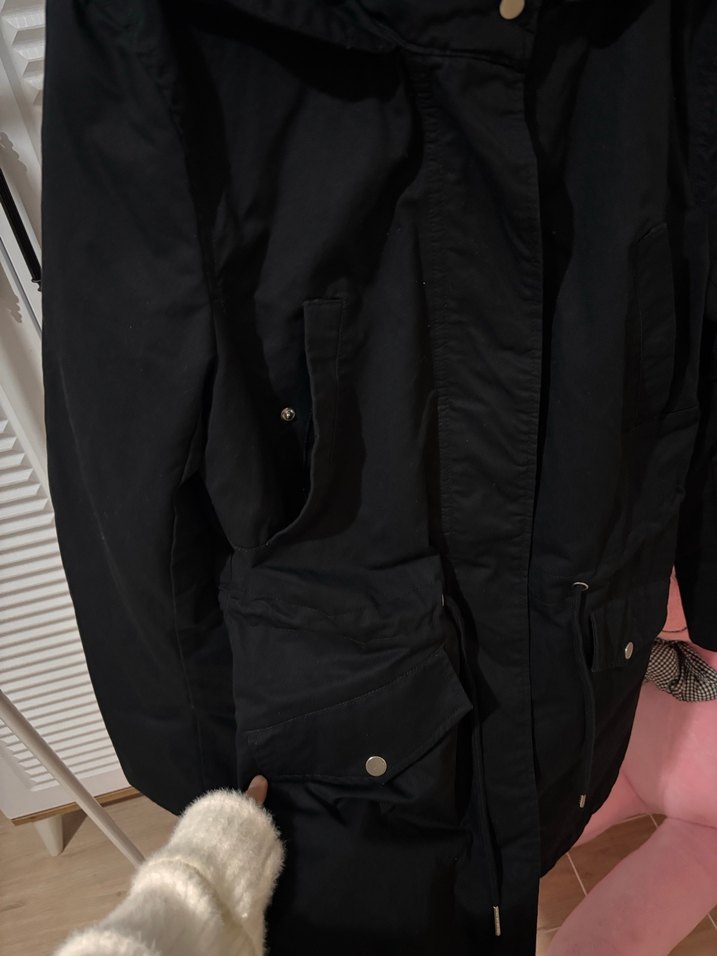 HM Siyah Düğmeli mont - Görsel 4