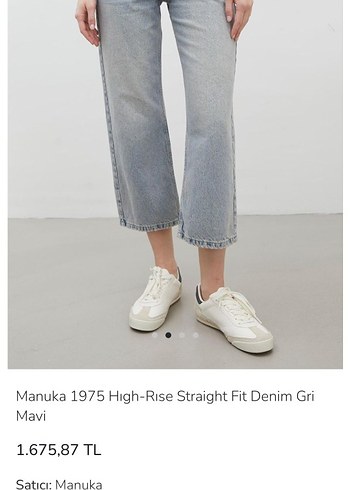 Mavi Jeans Manuka 1975 Yüksek Bel Gri Denim Pantolon