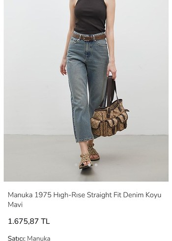 Mavi Jeans Manuka 1975 Yüksek Bel Bol Kesim Kot Pantolon
