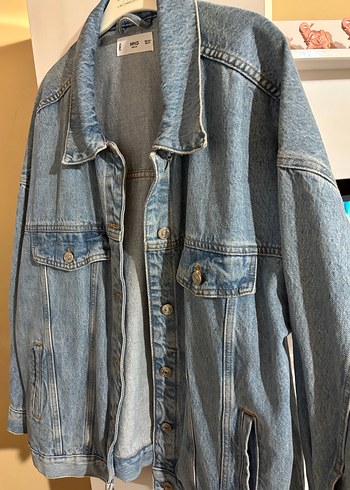 Salaş Kesim Kadın Denim Ceket - Görsel 8