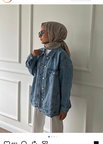 Salaş Kesim Kadın Denim Ceket - Görsel 3