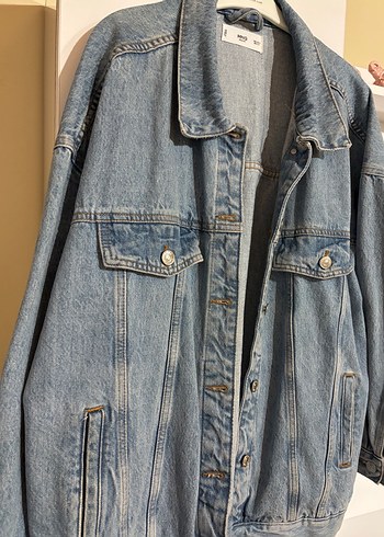 Salaş Kesim Kadın Denim Ceket - Görsel 10