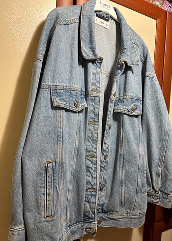 Salaş Kesim Kadın Denim Ceket - Görsel 17