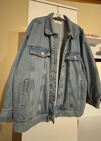 Salaş Kesim Kadın Denim Ceket - Görsel 7