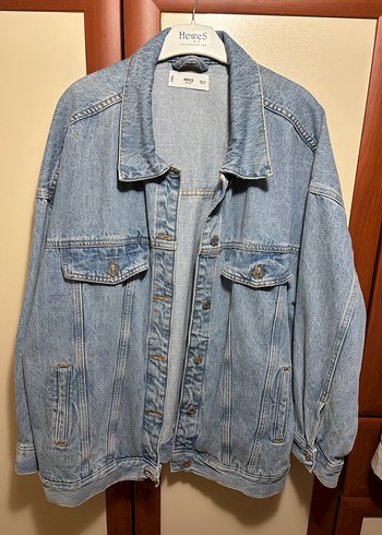 Salaş Kesim Kadın Denim Ceket - Görsel 13