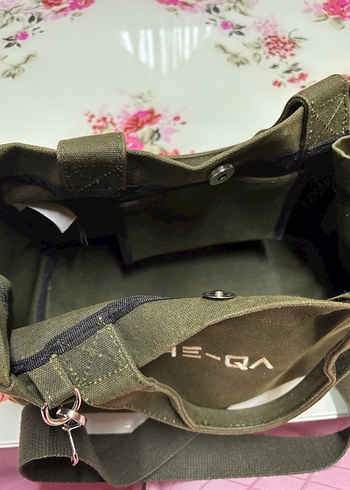 Yeşil Baskılı Kadın Omuz Çantası - Görsel 17