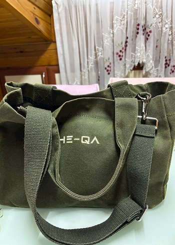 Yeşil Baskılı Kadın Omuz Çantası - Görsel 14