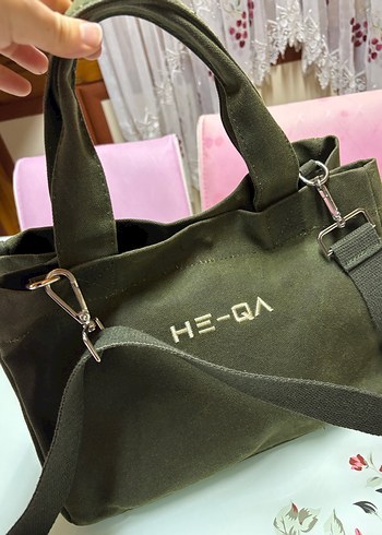 Yeşil Baskılı Kadın Omuz Çantası - Görsel 12