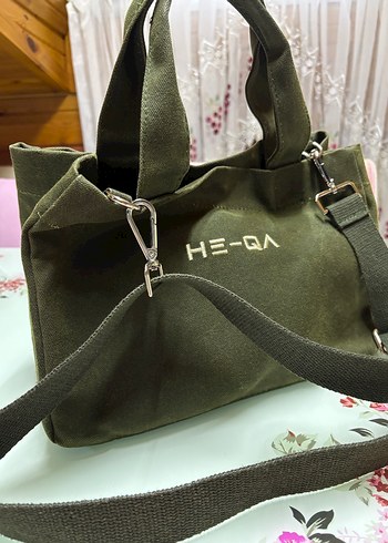 Yeşil Baskılı Kadın Omuz Çantası - Görsel 9