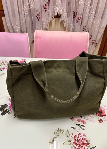 Yeşil Baskılı Kadın Omuz Çantası - Görsel 16