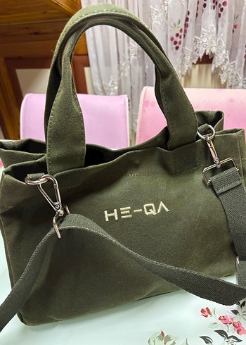 Yeşil Baskılı Kadın Omuz Çantası - Görsel 10