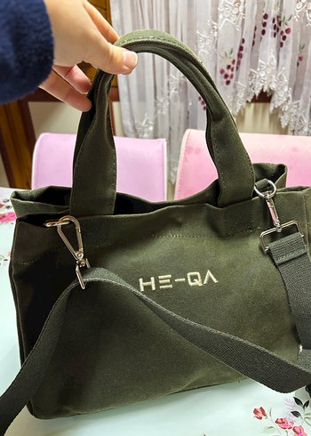 Yeşil Baskılı Kadın Omuz Çantası - Görsel 11