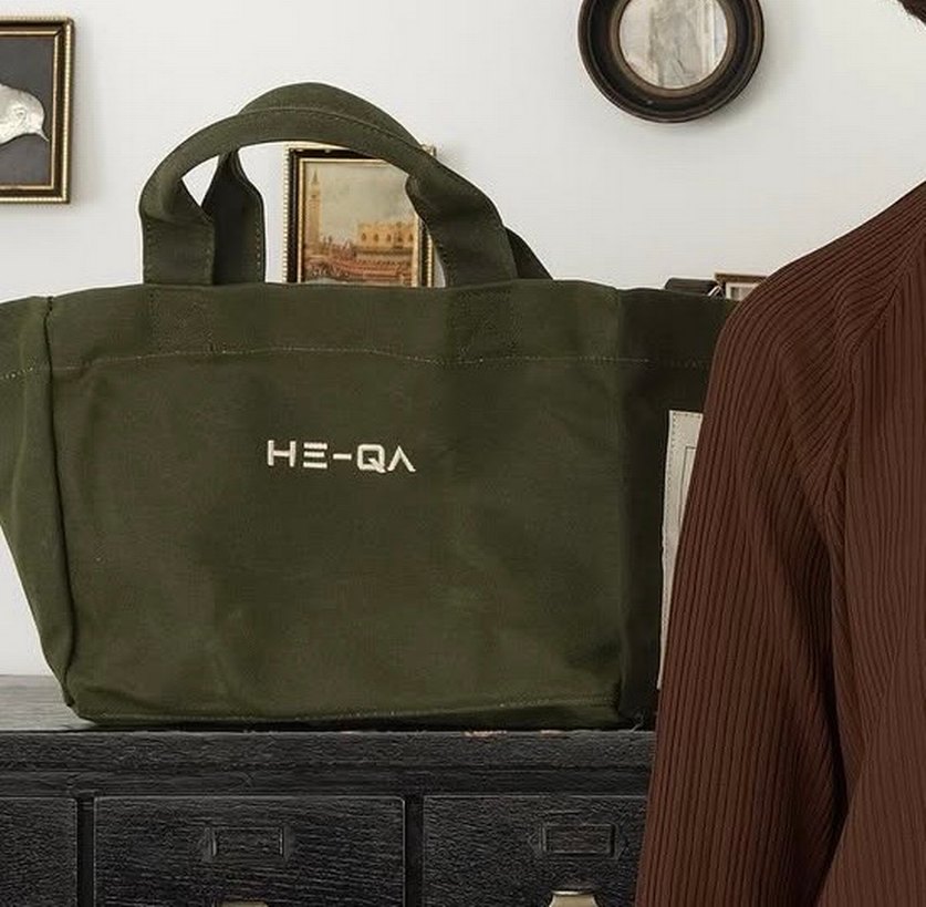 Yeşil Baskılı Kadın Omuz Çantası - Görsel 3