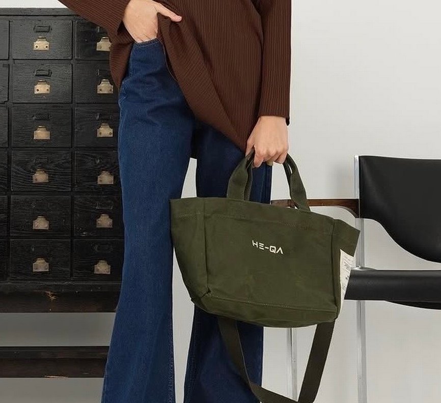 Yeşil Baskılı Kadın Omuz Çantası - Görsel 2