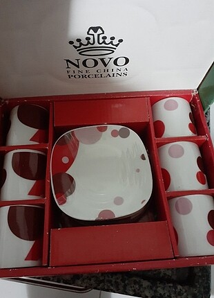 Novelido Novo marka porselen kahve fincanı 