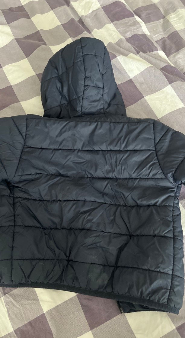 Kapüşonlu Fermuarlı Erkek Çocuk Mont - Görsel 4