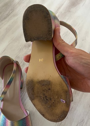 Kız Çocuk Pastel Renkli Bağcıklı Özel Ayakkabı - Görsel 2