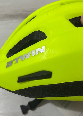 Sarı Renkli Biker Motosiklet Kaskı Velcro - Görsel 2