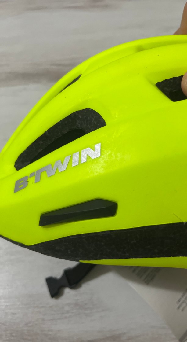 Sarı Renkli Biker Motosiklet Kaskı Velcro - Görsel 2