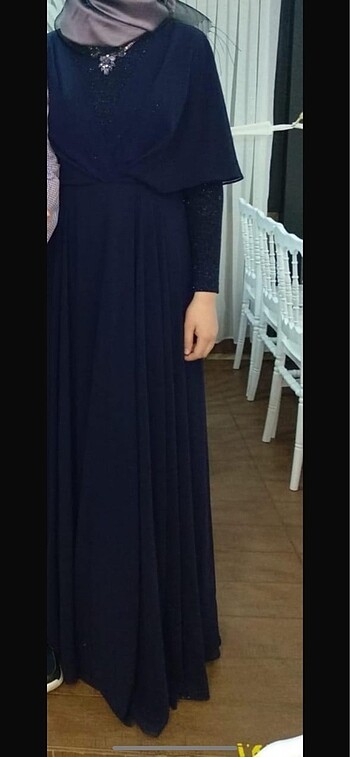 Abiye Abiye lacivert ağır bi model