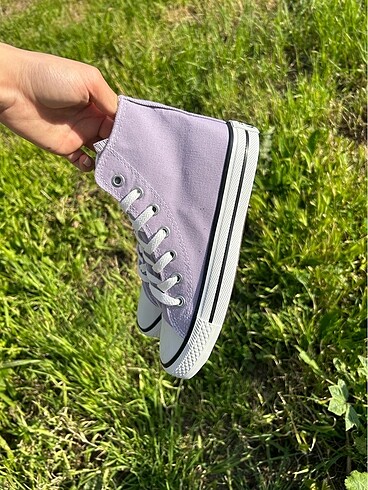 40 Beden mor Renk mor converse uzun