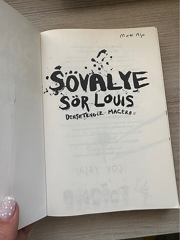 Beden Renk Şövalye Sör Louis Dehşetengiz Macera çocuk kitabı