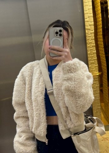 Zara peluş ceket - Görsel 2