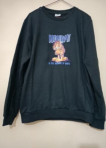 Garfield Lisanslı Sweatshirt 