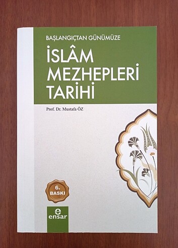 İSLAM MEZHEPLERİ TARİHİ MUSTAFA ÖZ 