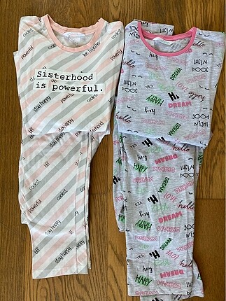 2 adet penti kız pijama