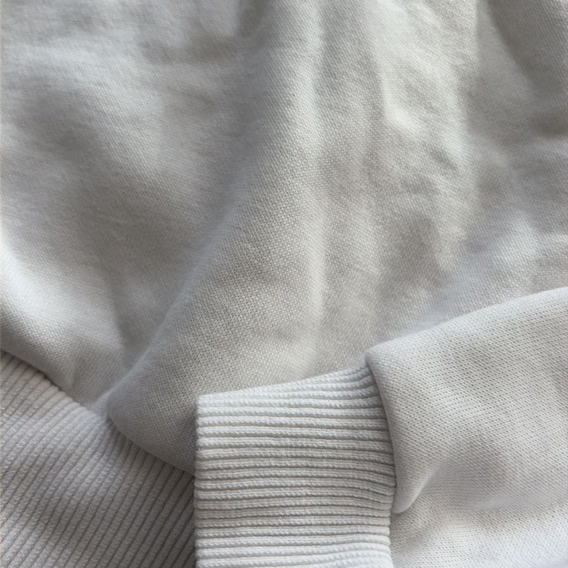 Beyaz Kapüşonlu Sweatshirt - Görsel 2