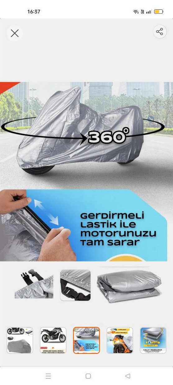 motosiklet kilifi - Görsel 2