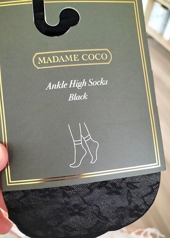 Madame Coco Siyah Çorap