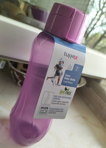 Pastel Mor BPA Free Plastik Su Şişesi