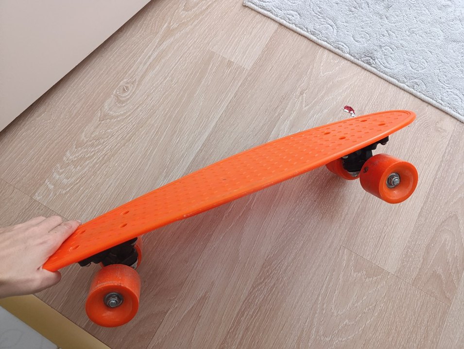 Renkli Turuncu Çocuk Scooterı - Görsel 2