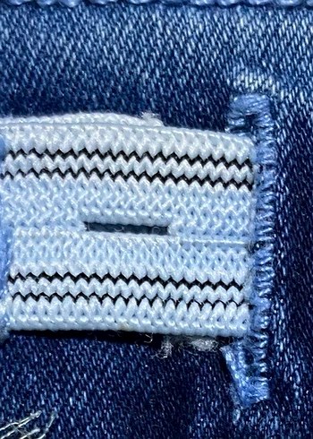 Parlak İşlemeli Kız Denim Etek - Görsel 2