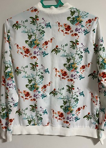 Çiçek Desenli Bohem Uzun Kollu Ceket - Görsel 2