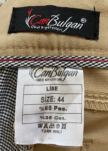 Bej liseKumaş Pantolon - Görsel 3