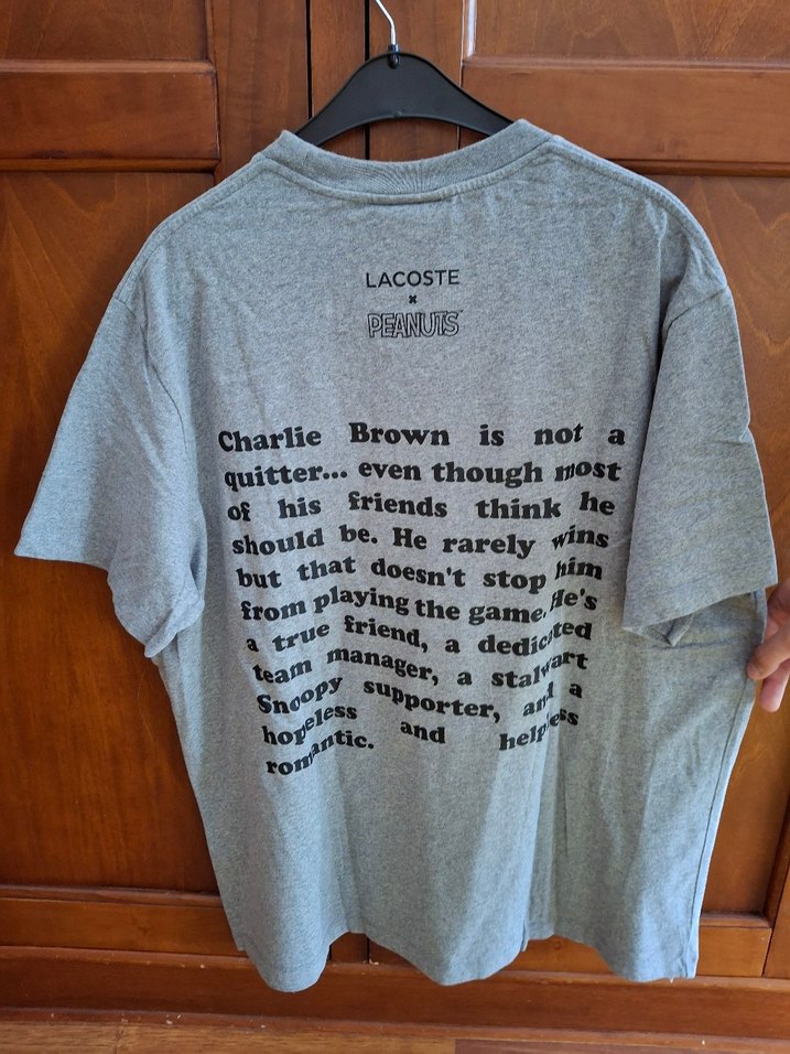 Erkek Gri Lacoste Tişört - Görsel 2