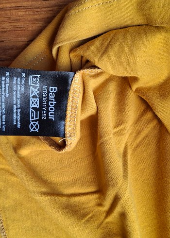 Barbour Baskılı Sarı Erkek Tişört - Görsel 9