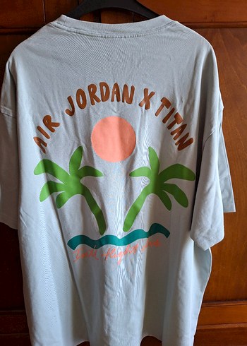 Nike Gri Pamuklu Nike air jordan Tişört